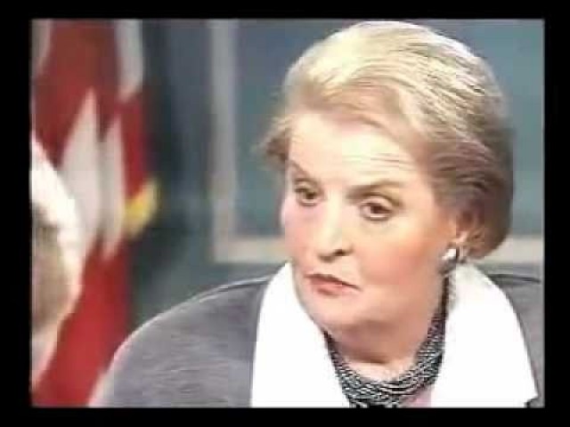 War criminal Madeleine Albright dies