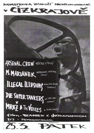 Koncert Arsenal Crew, M. Marianek, Illegal illvisions, Die Super Tankers, Mros and the Voices - Cizkrajov u Slavonic - 25.03.2003