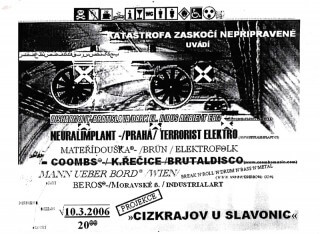 Koncert Disharmony, Neuralimplant, MateridouŠka, Coombs, Mann Über Bord - Cizkrajov u Slavonic - 10.03.2006