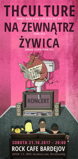 Concert THCulture, Na Zewnątrz, Żywica - Bardejov - ROCK CAFE - 21.10.2017
